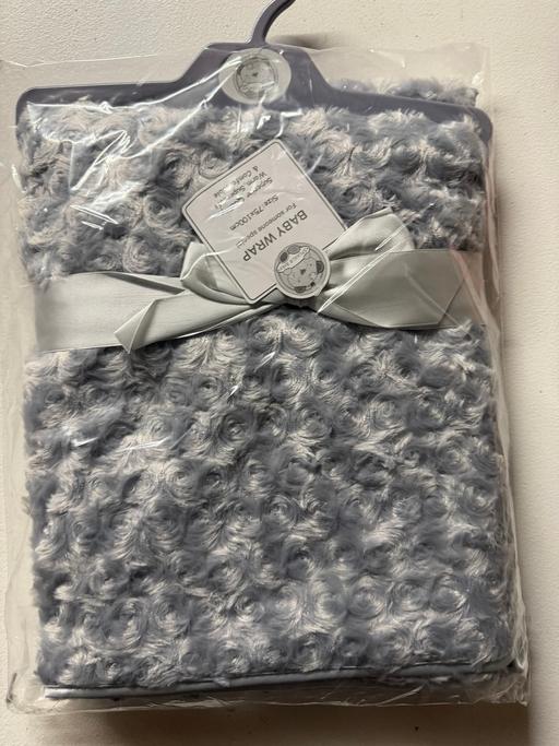  — Baby rose swirl blanket