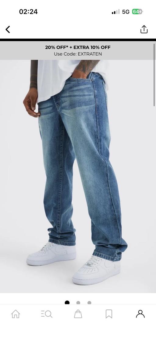  — Rigid washed jeans brand new will labels on