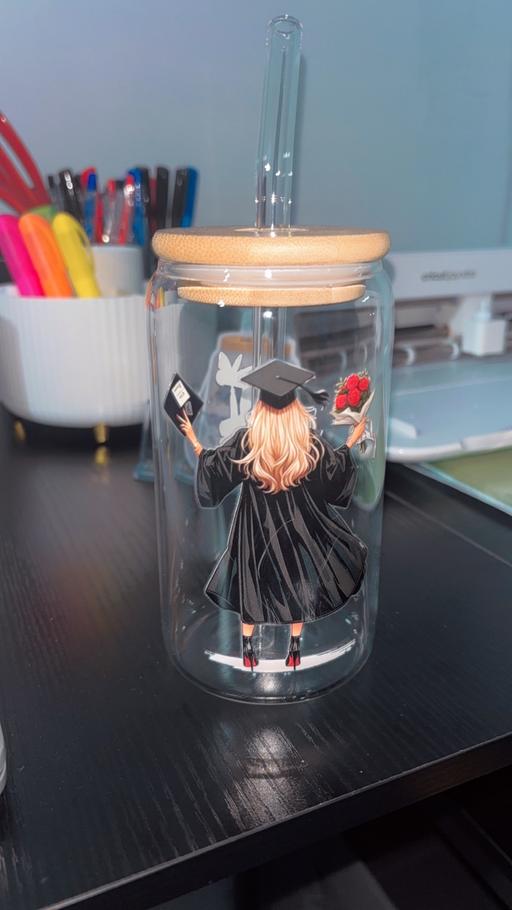  — Graduation themed gift cup