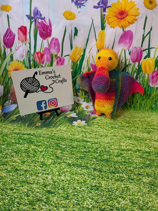  — Handmade Crochet Dinosaur