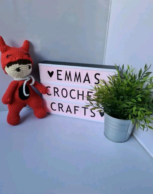 — Handmade Crochet Devil Doll