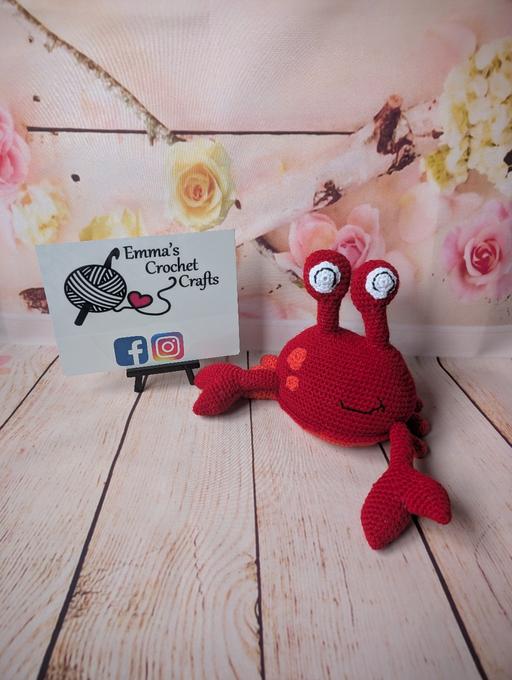  — Handmade Crochet Crab