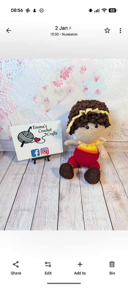  — Handmade Crochet Sun fairy