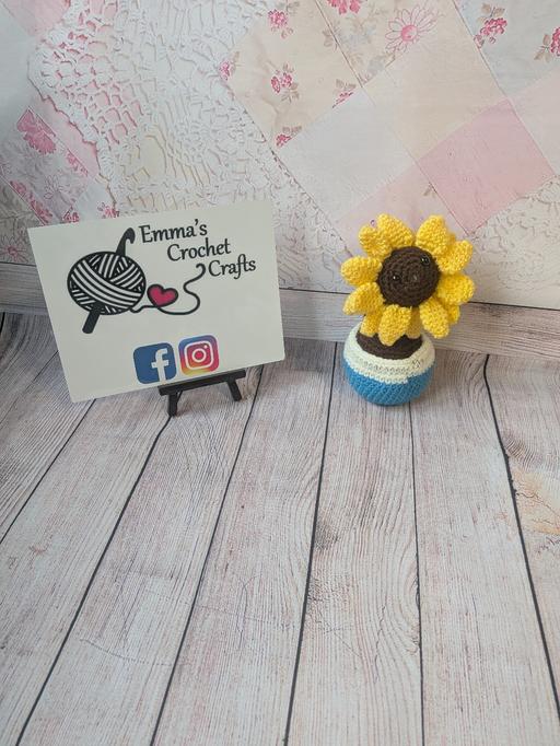  — Handmade Crochet Sunflower
