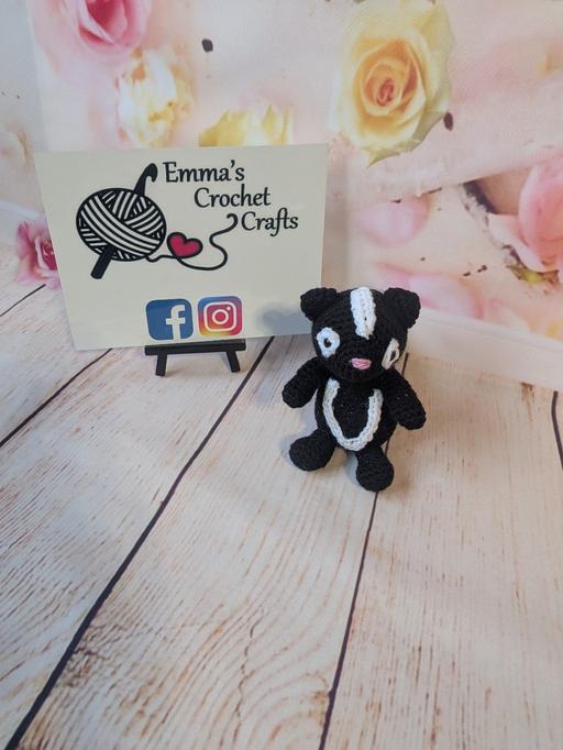  — Handmade Crochet Skunk