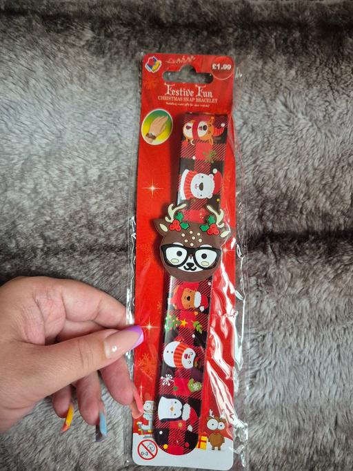  — new Xmas Reindeer Snap Bracelet