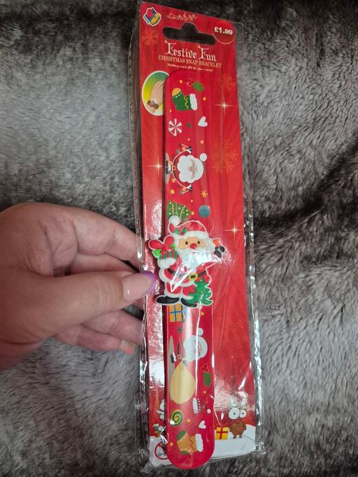  — new Xmas Santa Snap Bracelet
