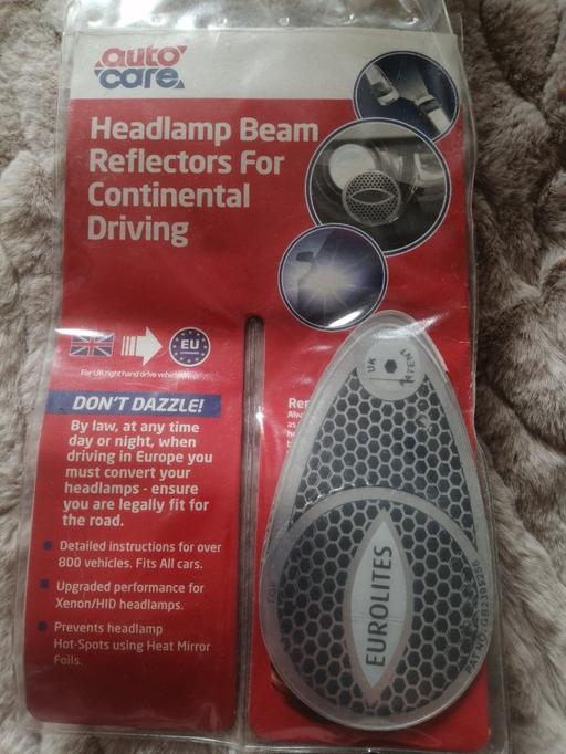  — New headlamp beam reflectors continental driv