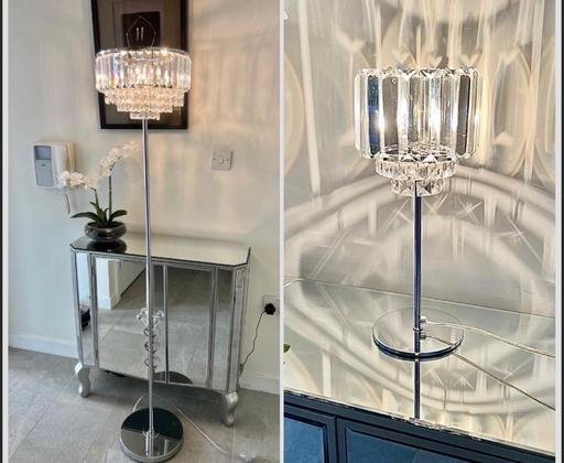  — Vienna Laura Ashley Floor Lamp & Table Lamp