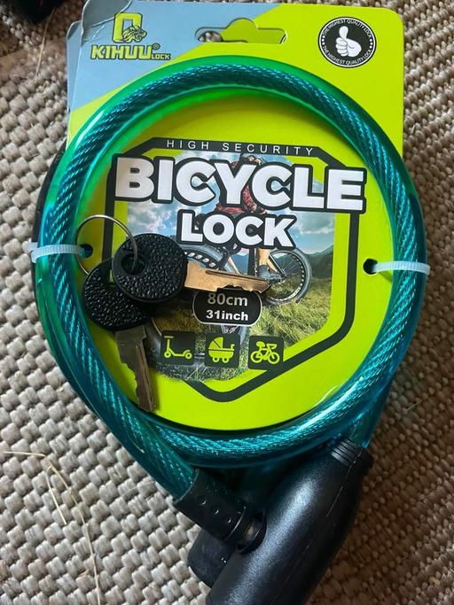  — New bike locks 3£ each