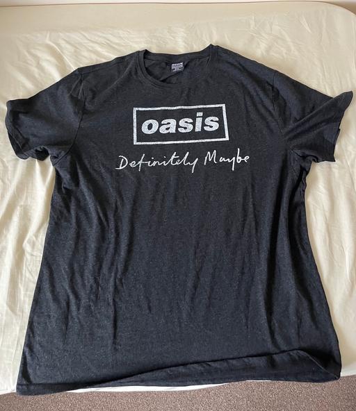  — Oasis definitely maybe black T-shirt