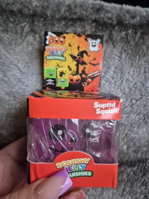  — new Halloween Purple Sugar Filled Cube Squish