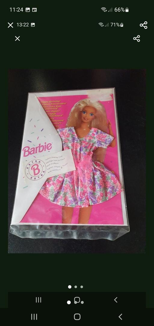  — vintage barbie birthday card & gift NEW