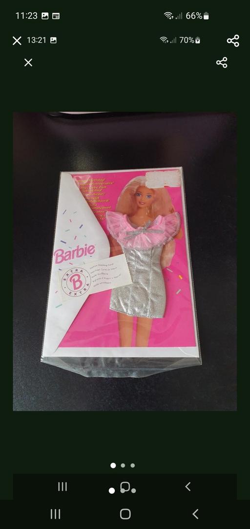  — vintage barbie birthday card & gift NEW