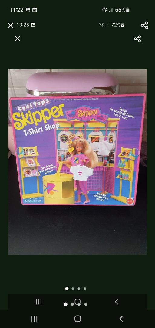  — vintage skipper/barbie T shirt shop NEW