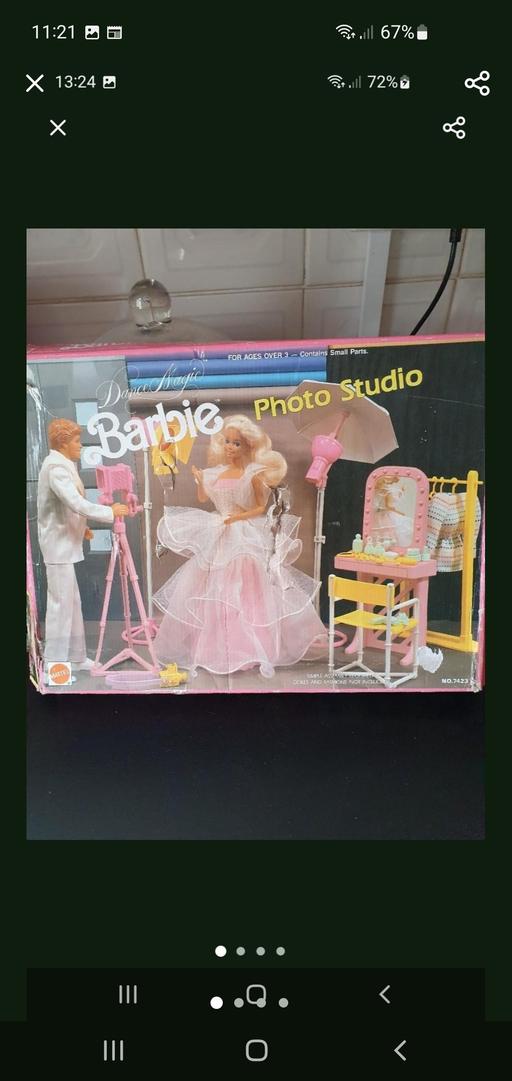  — vintage barbie photo studio playset
