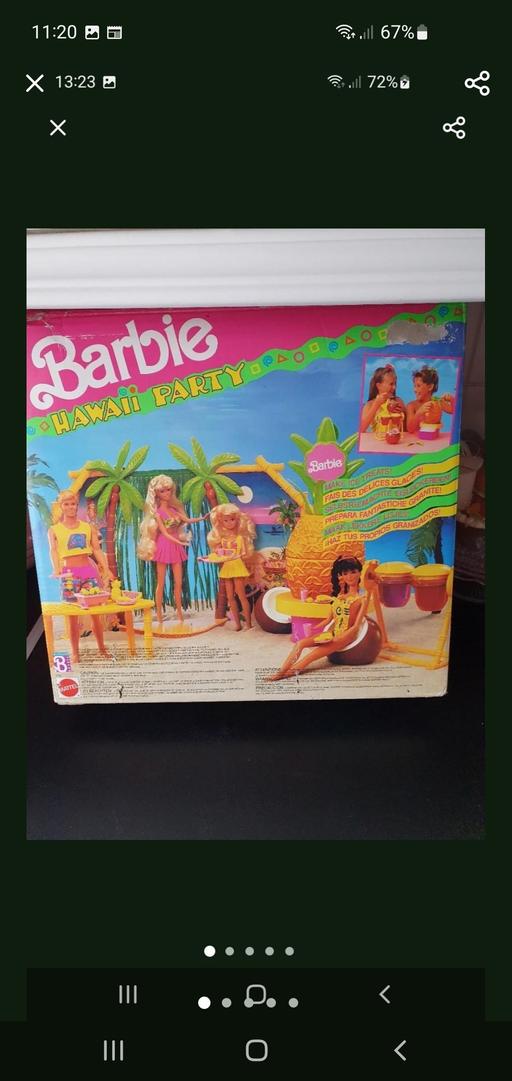  — vintage barbie hawaii party playset