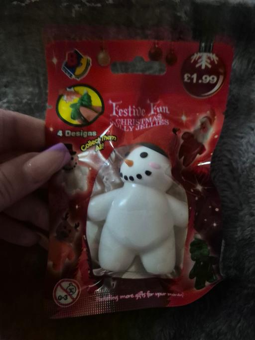  — new Xmas Snowman Jolly Jellies Squishy