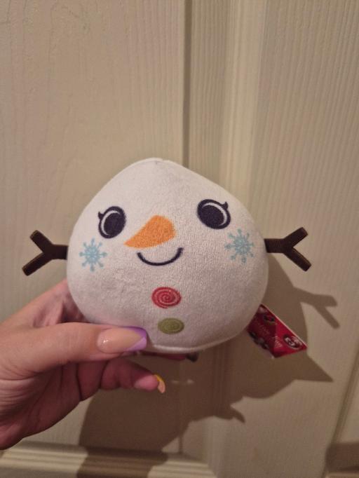  — new Xmas Snowman Plush