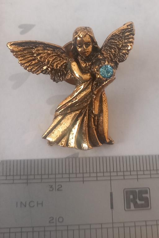  — Vintage Signed CAMCO Guardian Angel Pin