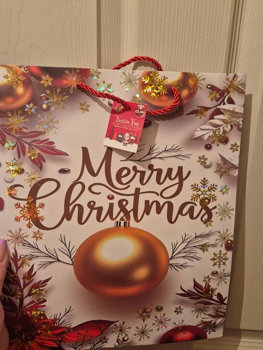  — new Xmas Medium Gift Bag