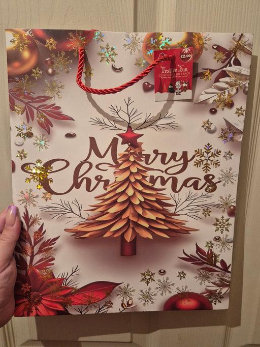  — new Xmas Medium Gift Bag