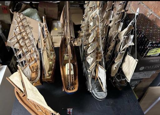  — Model sailing boats x5 (large)