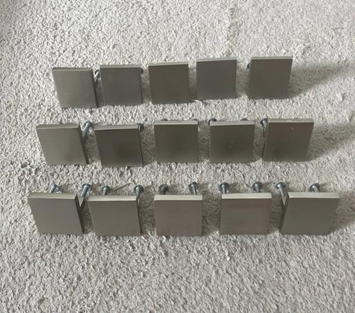  — Krieder Square Kitchen Cupboard Handles x 15