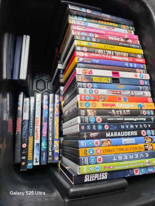  — box of dvds good condition