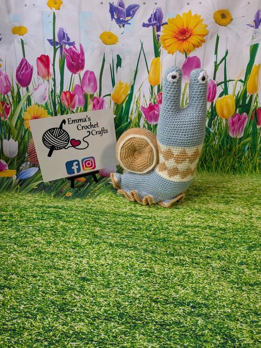  — Handmade Crochet Snail