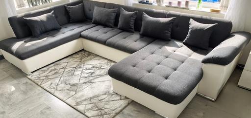  — U shape sofa bed with storage