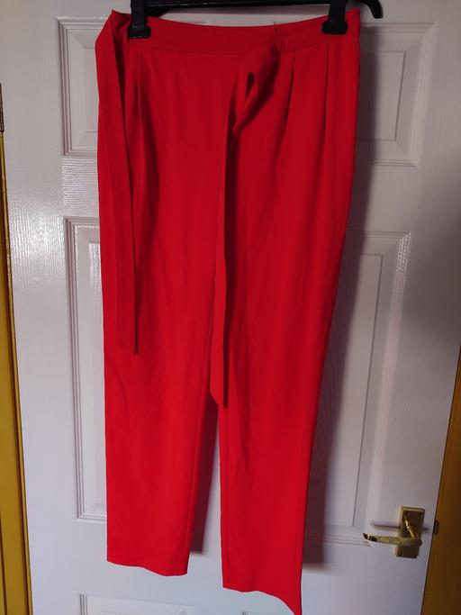  — Women's red trousers size 36