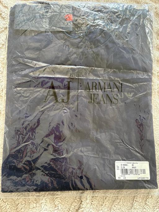  — Armani Jeans Men’s T-Shirt, Navy, S