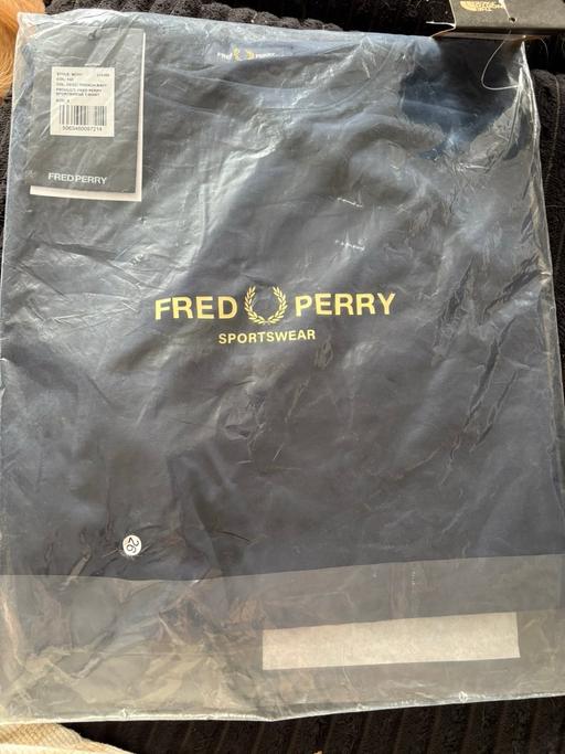  — Fred Perry Men’s Navy T-Shirt