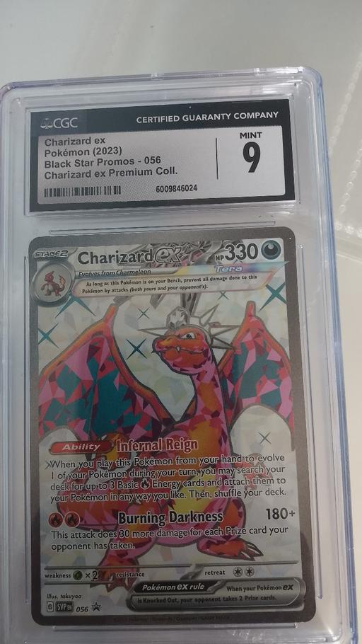  — CGC Graded Charizard ex Pokémon Card - Mint 9