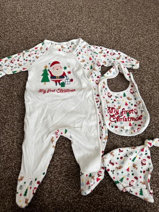  — Brand new babies first Christmas outfit