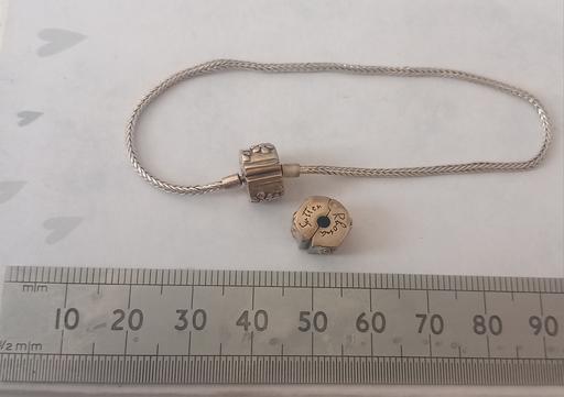  — Rhona Sutton Sterling Silver Charm Bracelet