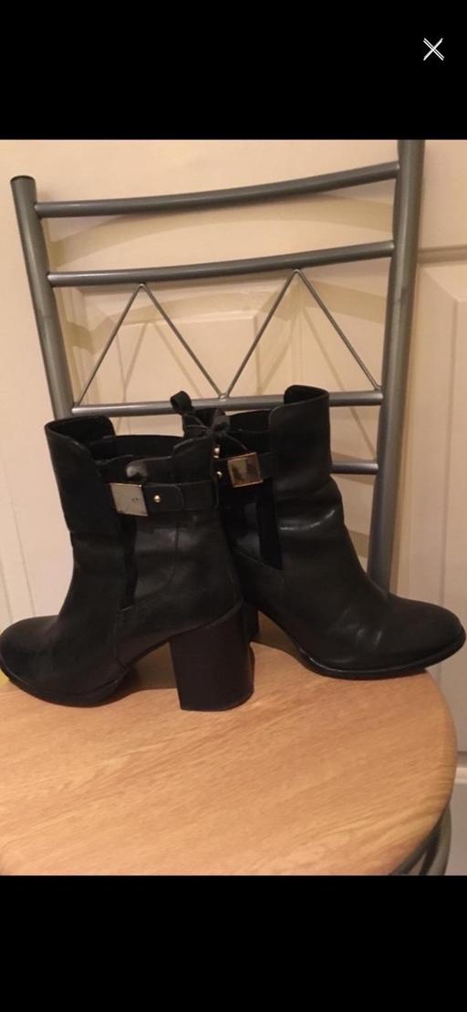  — Leather Ankle Boots Size 3
