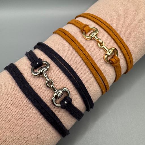  — HV Polo Equestrian Horse Bit Wrap Bracelets