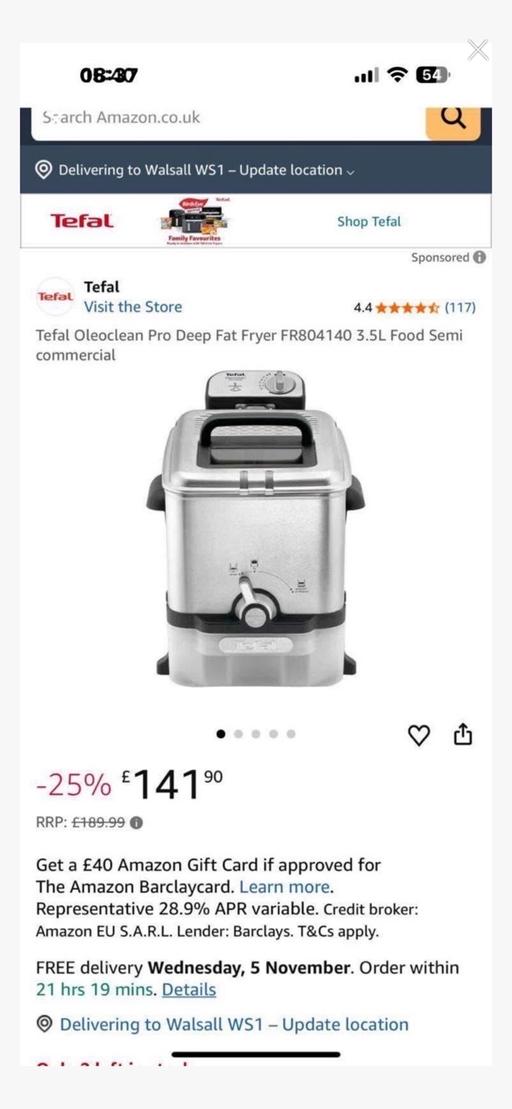  — Deep fryer