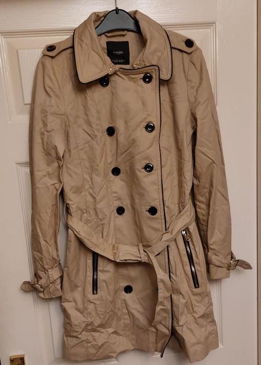  — Mango Basics MNG Women’s Trench Coat Size S