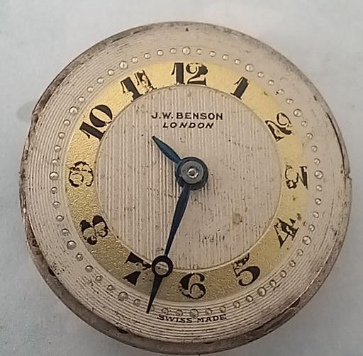  — Vintage J.W. Benson London 15 Jewels Watch