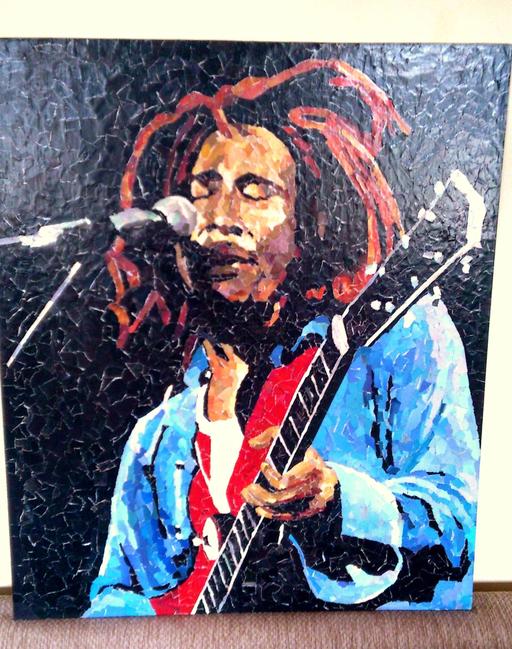  — Bob Marley mosaic by Ed Chapman