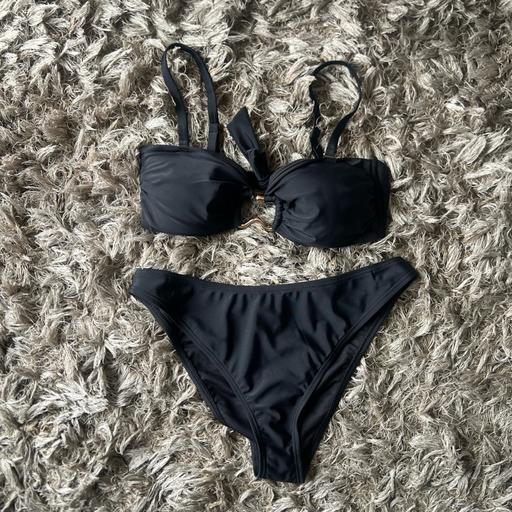  — Newlook black size14 bikini set