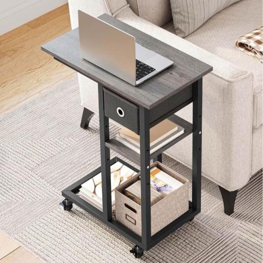  — brand new c shaped end table
