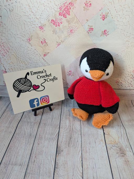 — Handmade Crochet Penguin
