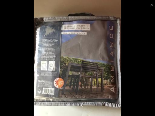  — Brand New Grey Shade Cloth