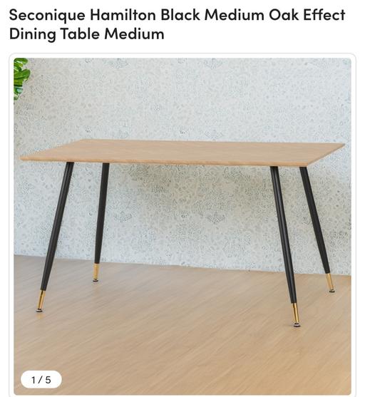 — brand new Hamilton medium dining table