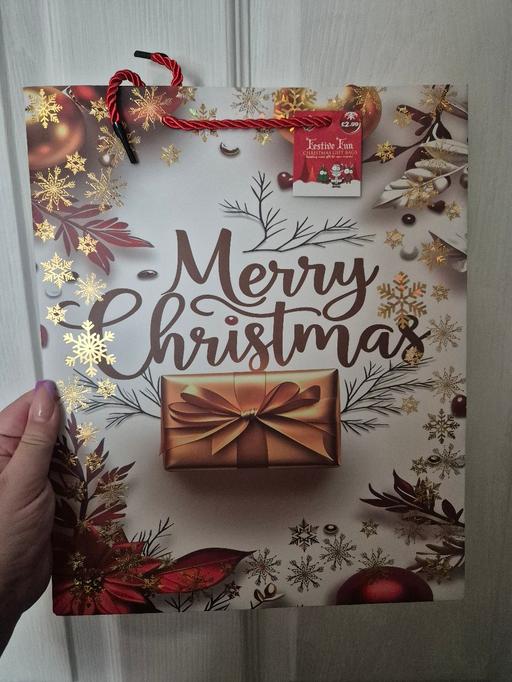  — new Xmas Medium Gift Bag
