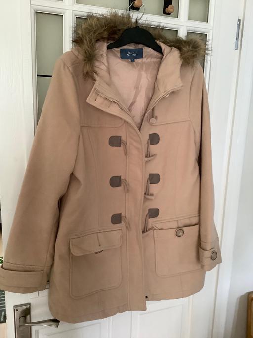  — Duffle coat with a furry hood
